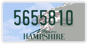 5655810  license plate in NH