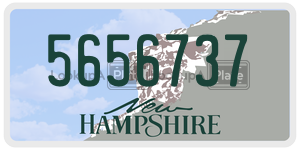 5656737  license plate in NH