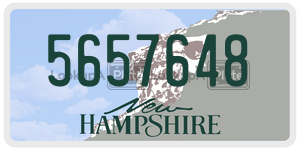 5657648  license plate in NH