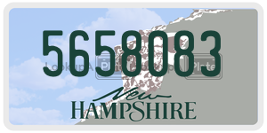5658083  license plate in NH