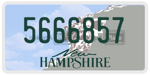 5666857  license plate in NH
