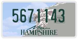 5671143  license plate in NH
