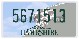 5671513  license plate in NH