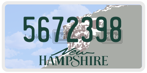 5672398  license plate in NH