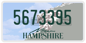 5673395  license plate in NH