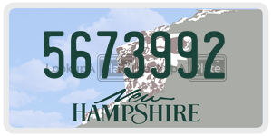 5673992  license plate in NH