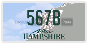 567B  license plate in NH