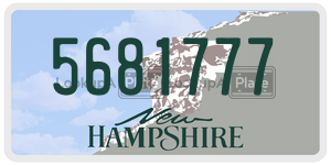 5681777  license plate in NH