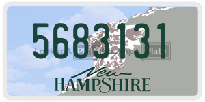 5683131  license plate in NH