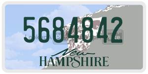 5684842  license plate in NH