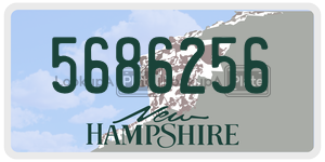 5686256  license plate in NH