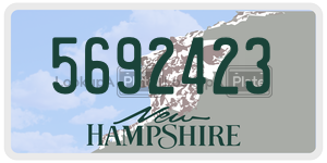 5692423  license plate in NH