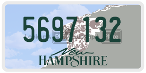 5697132  license plate in NH