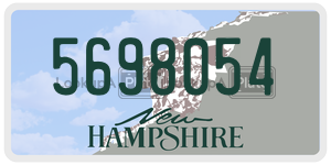 5698054  license plate in NH