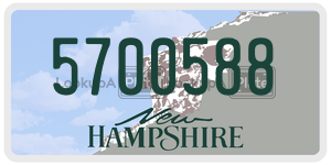 5700588  license plate in NH