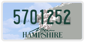 5701252  license plate in NH