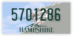 5701286  license plate in NH