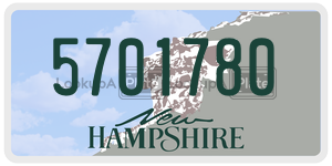 5701780  license plate in NH