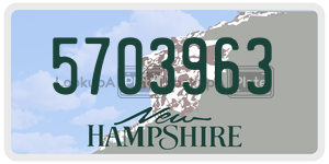 5703963  license plate in NH