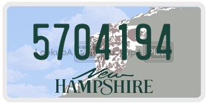 5704194  license plate in NH