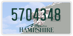 5704348  license plate in NH