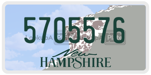 5705576  license plate in NH