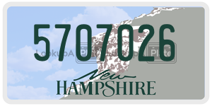5707026  license plate in NH