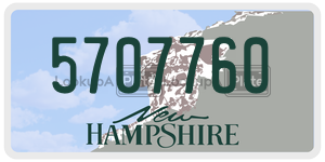 5707760  license plate in NH