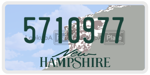 5710977  license plate in NH