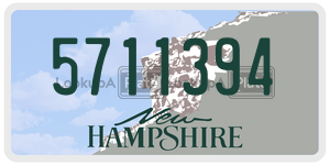 5711394  license plate in NH