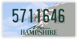 5711646  license plate in NH