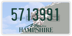 5713991  license plate in NH