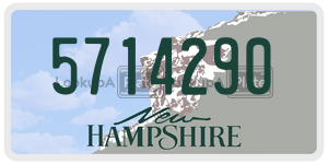 5714290  license plate in NH