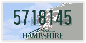 5718145  license plate in NH