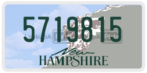 5719815  license plate in NH