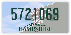 5721069  license plate in NH