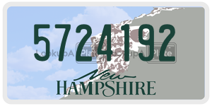 5724192  license plate in NH