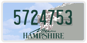 5724753  license plate in NH