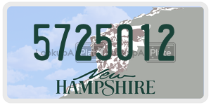 5725012  license plate in NH