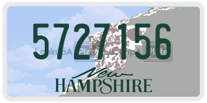5727156  license plate in NH