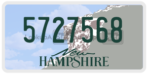 5727568  license plate in NH