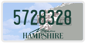 5728328  license plate in NH