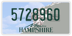 5728960  license plate in NH