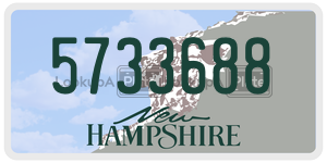 5733688  license plate in NH