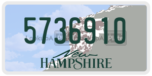 5736910  license plate in NH