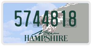 5744818  license plate in NH