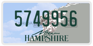 5749956  license plate in NH