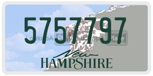 5757797  license plate in NH