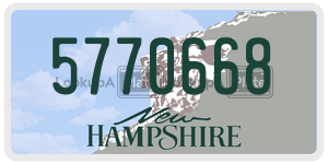5770668  license plate in NH
