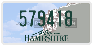 579418  license plate in NH